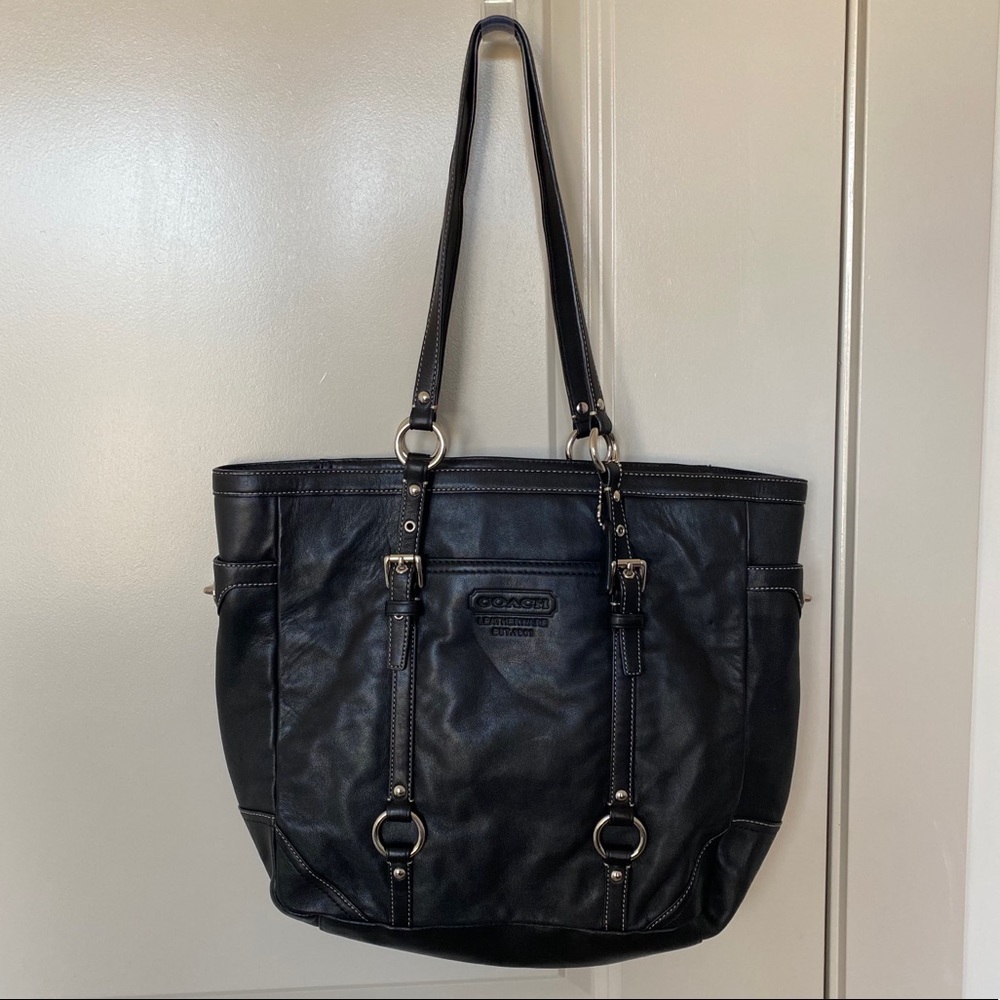 COACH genuine leather tote - Picture 3 of 10